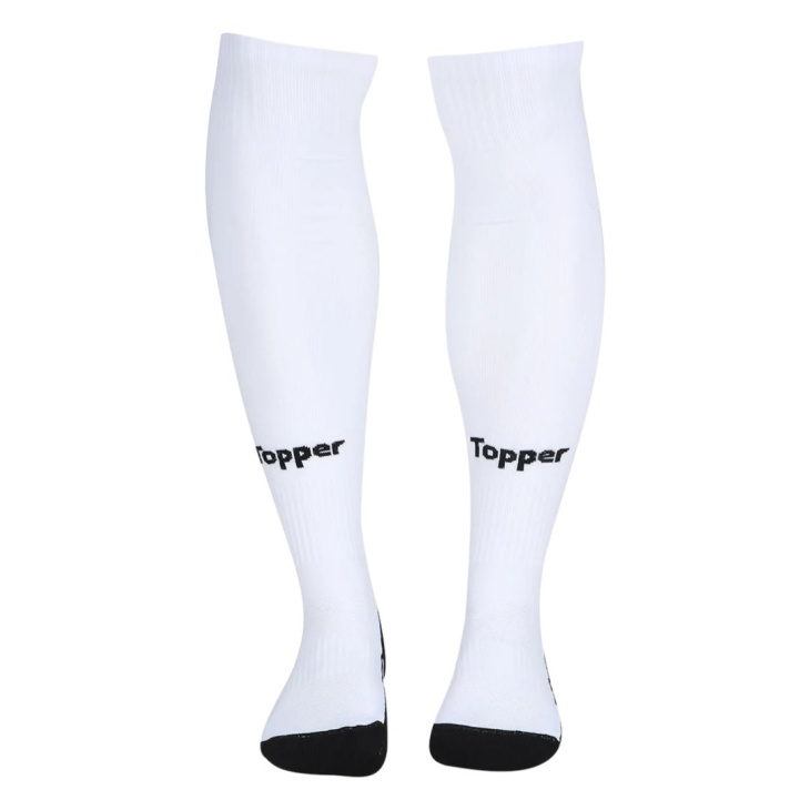 Meião Futebol Topper Maestro Branco-Preto