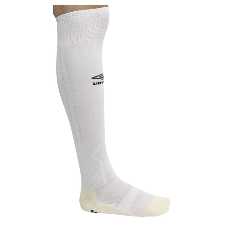 Meião Umbro Antiderrapante Futebol Futsal Fut7 Grip Branco