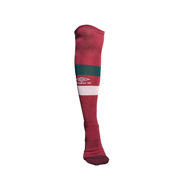 Meião Umbro Futebol Clubes Fluminense Oficial Grena