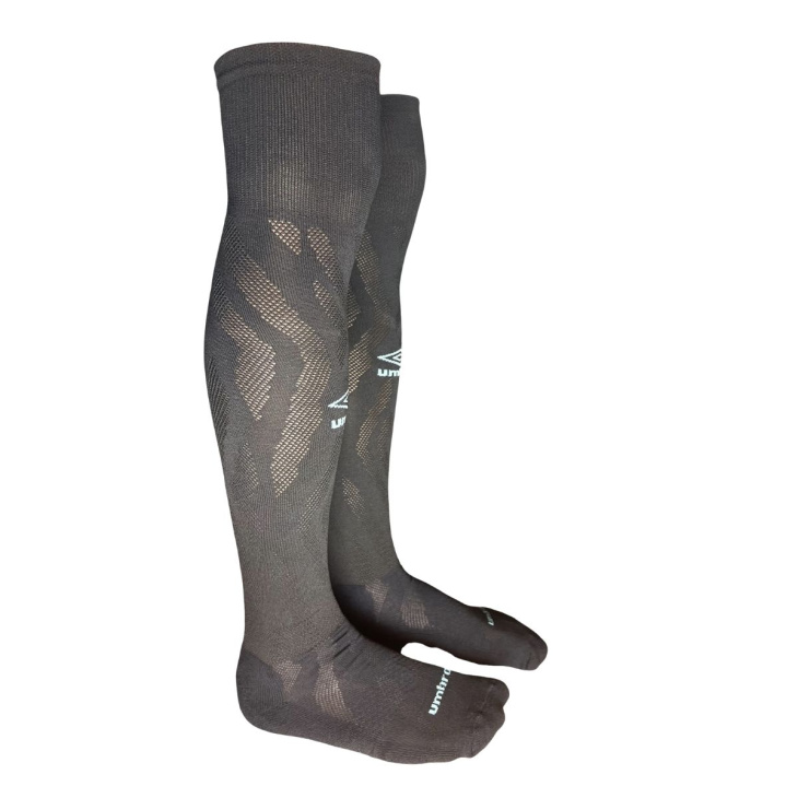 Meião Umbro Futebol Clubes Oficial Club Preto-Turqueza