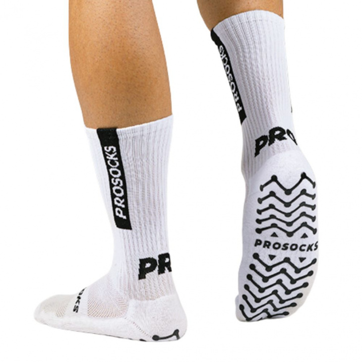 Meias Esportiva Antiderrapante Prosocks® UltraGrip Original Branco