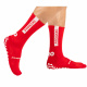 Meias Esportiva Antiderrapante Prosocks  UltraGrip Original Vermelho