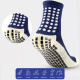 Meias Esportiva Antiderrapante Sport Socks Grip Azul