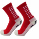 Meias Esportiva Antiderrapante Sport Socks Grip Vermelho