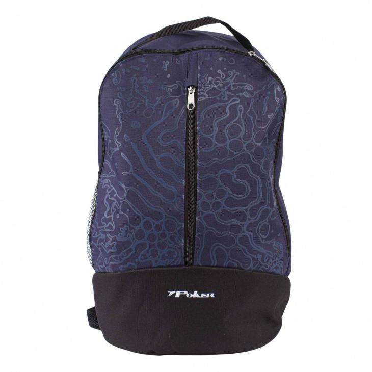 Mochila Poker Esportiva Omega Preto-Marinho