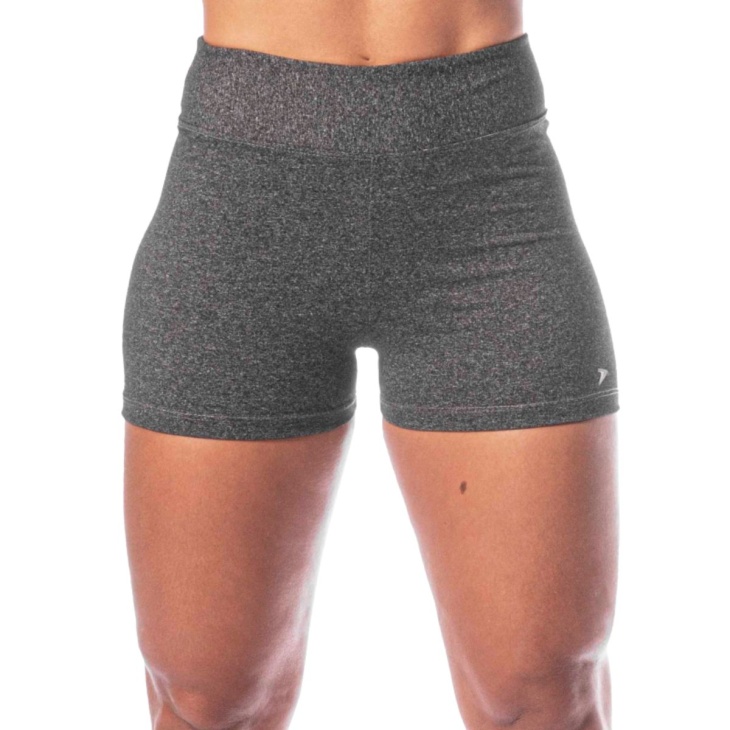 Shorts Feminino Poker Curto Dhama Academia Mescla