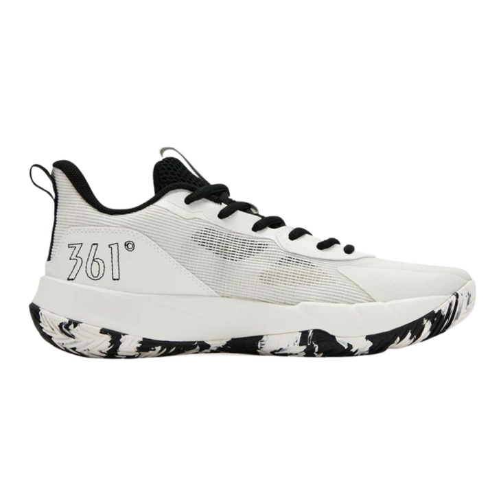 Tênis 361 Big 3 Lite Basquete Branco-Dourado