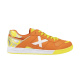Tênis Futsal Munich Continental V2 Laranja-Amarelo