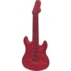 Aplique Guitarra Cetim Vermelho