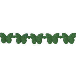 Passamanaria Borboleta Verde Escuro