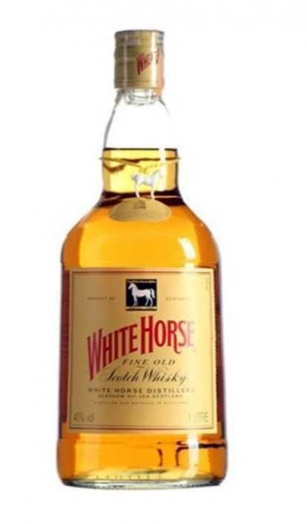Whisky White Horse Garrafa Vidro 1L Caixa com 12 unidades Atacadão