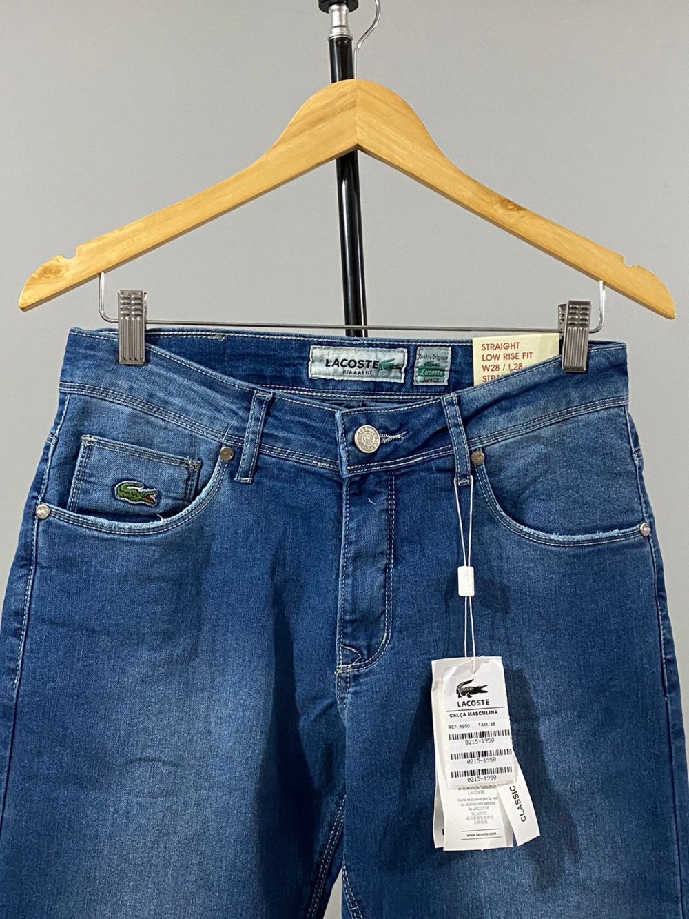 Jeans CalÃ§a Lacoste Masculina Original Calça Jeans Lacoste MDK Outlet