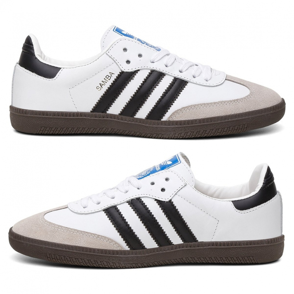 Tênis Samba - Core White / Cloud Black / Gum - Men Prime Oficial