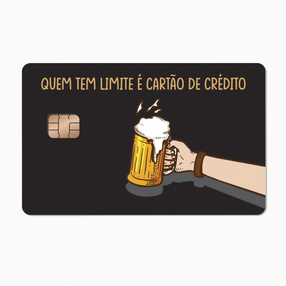 Quem Tem Limite É CartÃo De Credito Fundo Preto Meupopcard 8718