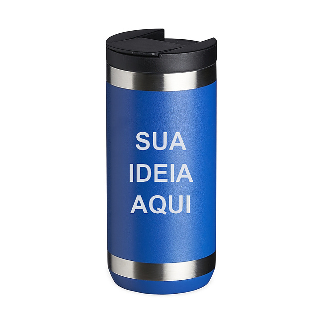 Copo Térmico 350ml sobre fundo branco