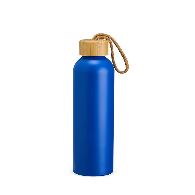 Garrafa de Alumínio 800ml sobre fundo branco