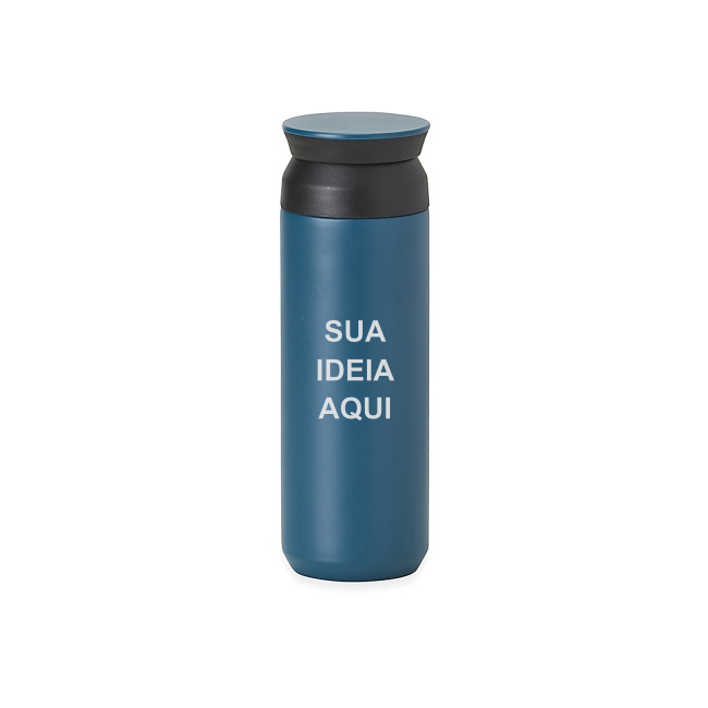 Garrafa Térmica 470ml sobre fundo branco