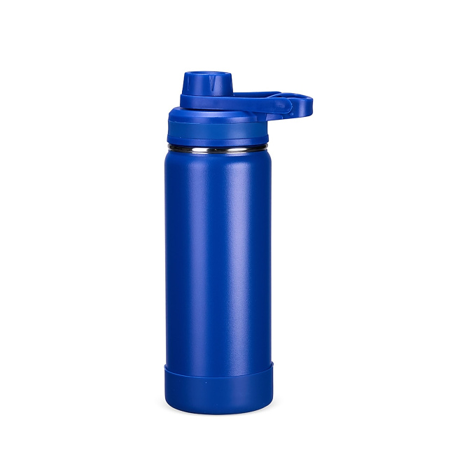Garrafa Térmica 550ml com Alça e Bico sobre fundo branco