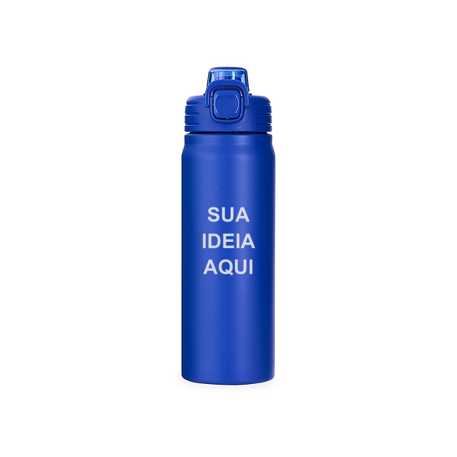 Garrafa Térmica 680ml sobre fundo branco