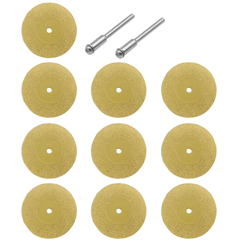 Retifica Corte Jogo 10 Disco de Corte 30mm Diamantado Titânio para Retífica ...