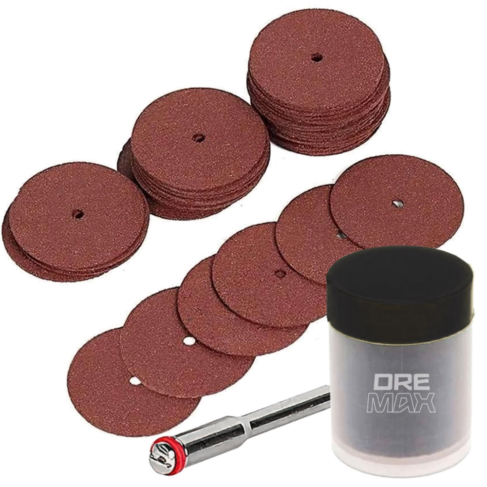 Retifica Corte Kit 35 Discos de Corte 24mm Haste 3mm Micro Retífica Dremax ...
