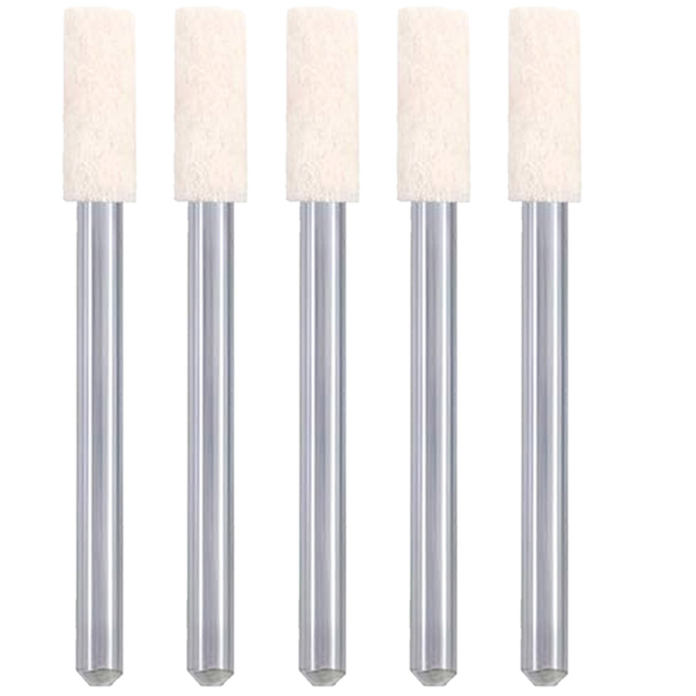 Sourcingmap 12 Pièces Bobines Feutre Polissage 4,7mm - Pour Perceuse, Bijoux, Métal