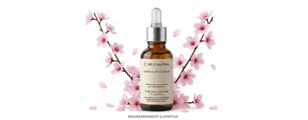Essência Premium de Flor de Cerejeira Lipossolúvel