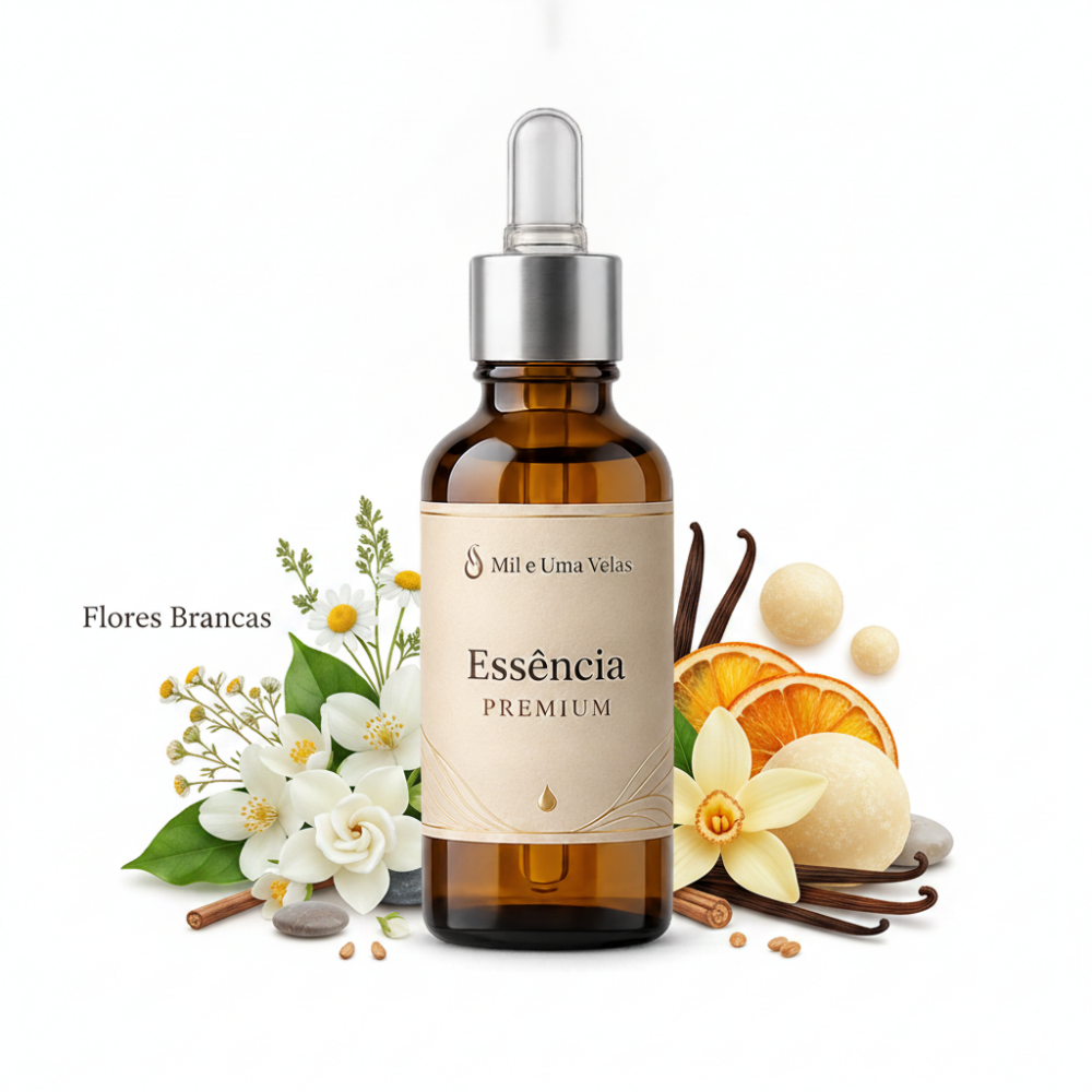 Essência Premium Flores Brancas Lipossolúvel