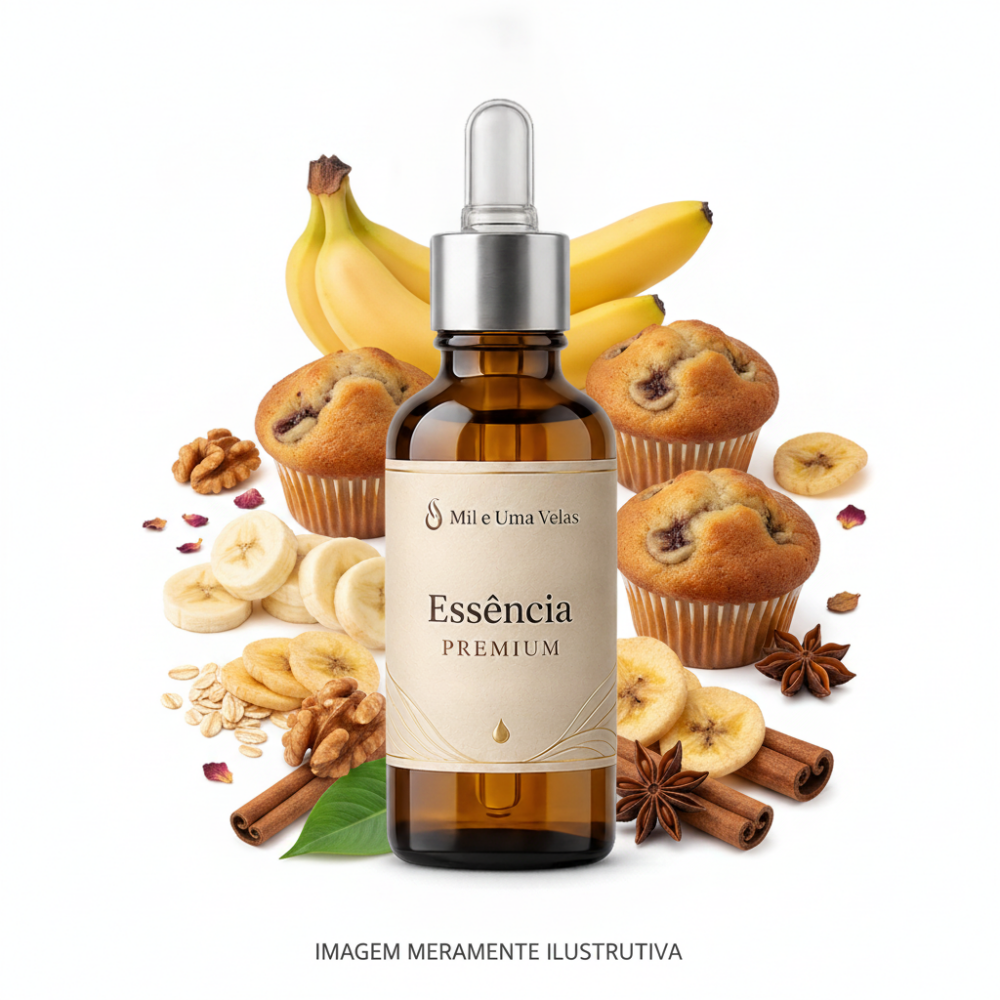 Essência Premium Muffin de Banana Lipossolúvel