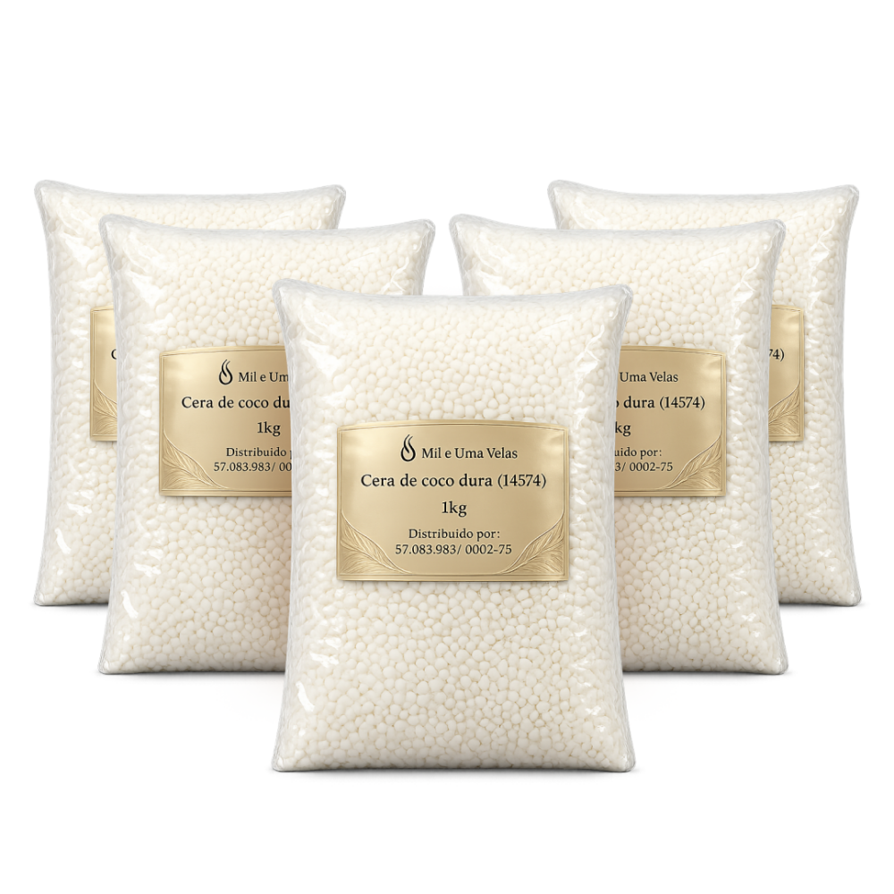 KIt Cera de Coco Dura Lentilha - 5kg