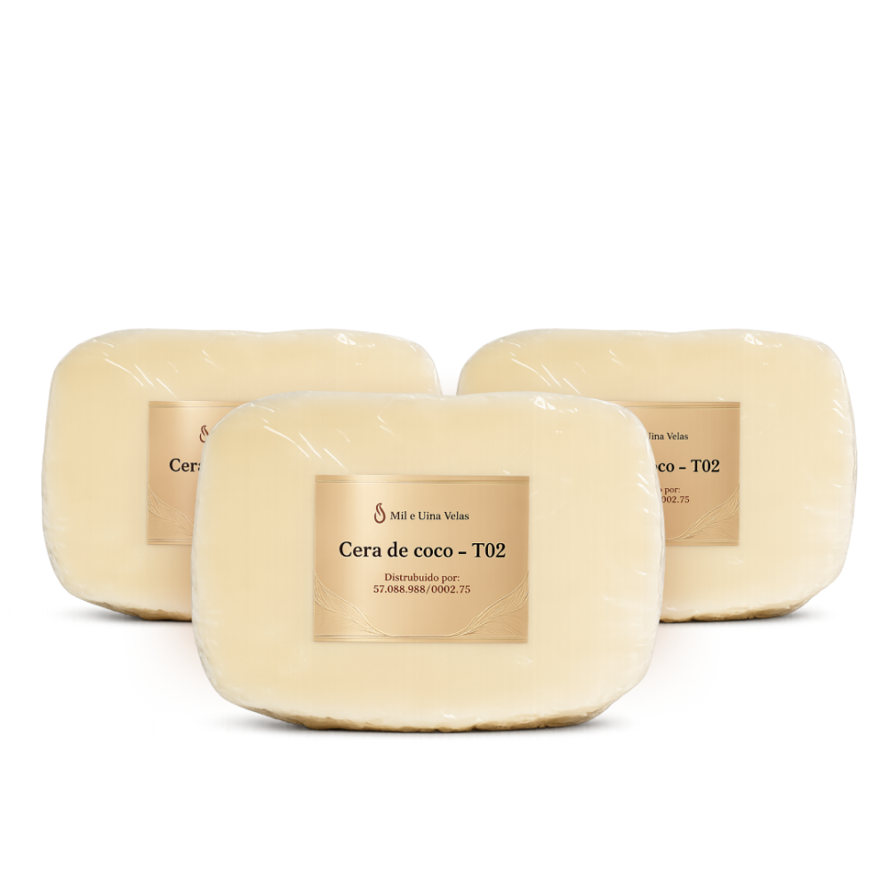 Kit Cera de Coco Para Velas - 3kg