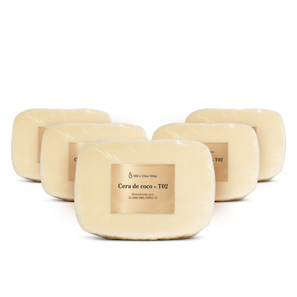 Kit Cera de Coco Para Velas - 5kg