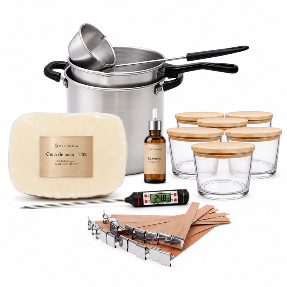 Kit Iniciante Velas Aromáticas