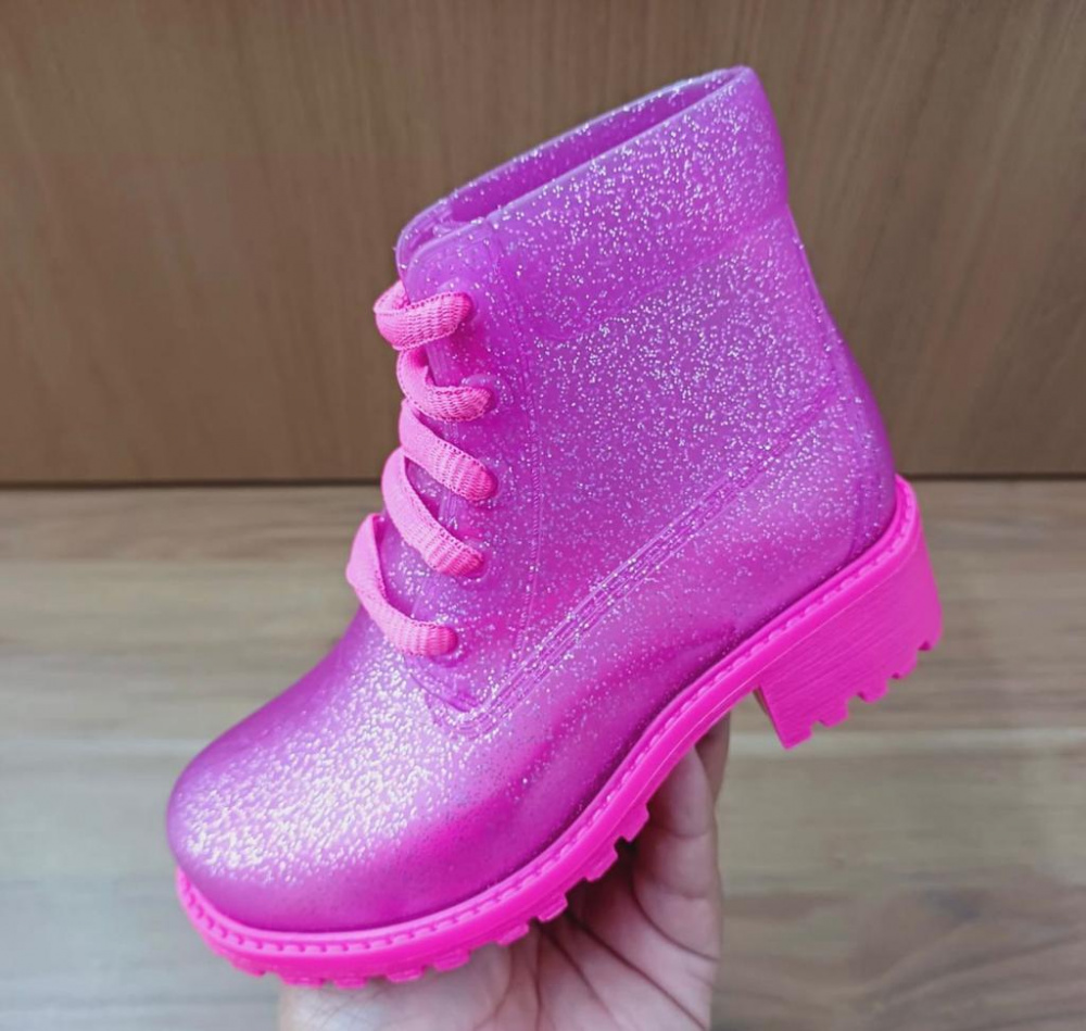 Bota Rosa/Glitter - Milatutti