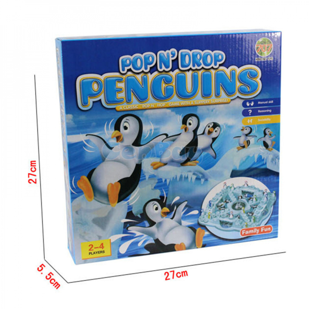 Brinquedo Jogo Pinguim Neve no Alvo Para 2 Jogadores Multikids