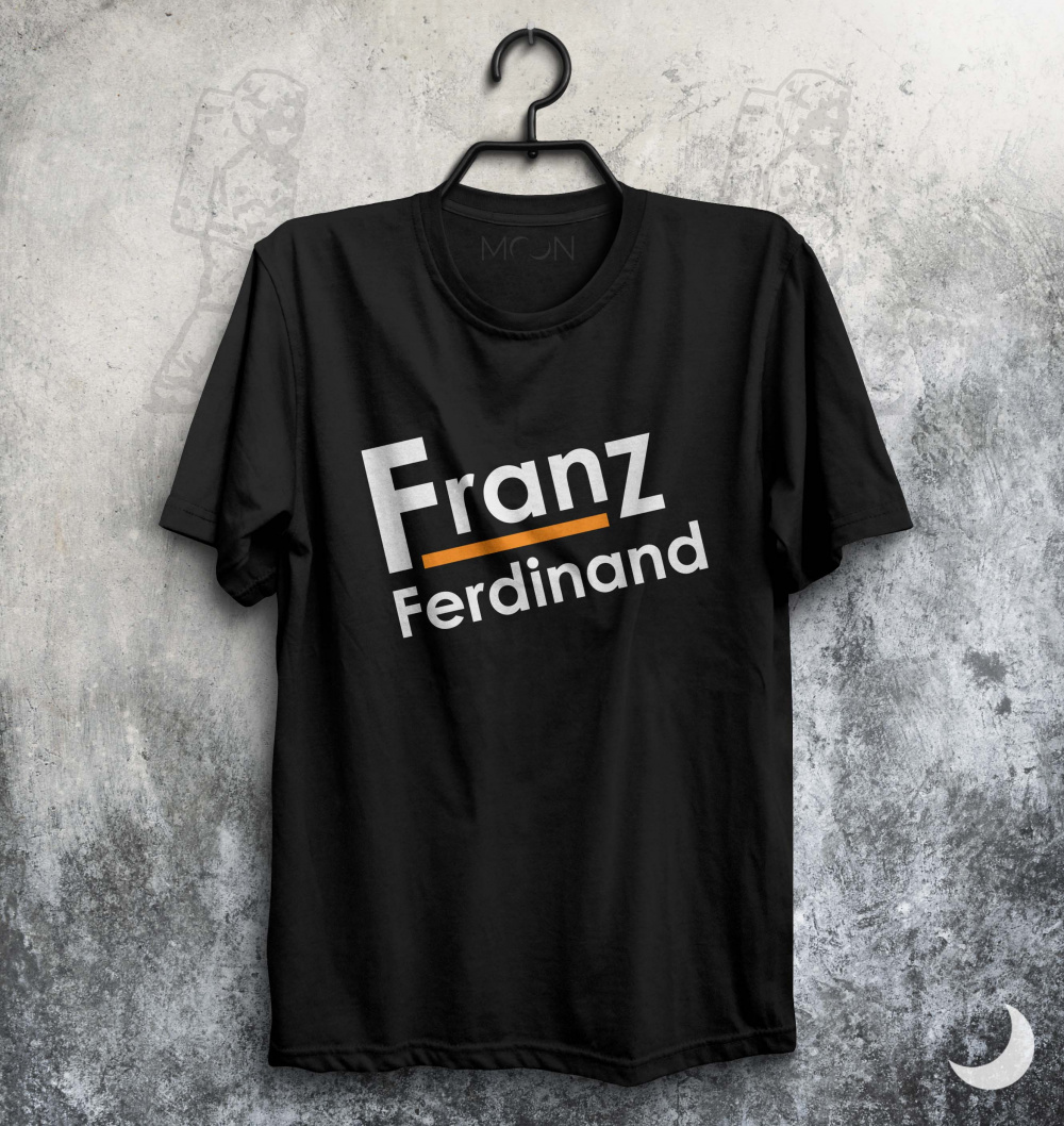 Camiseta Franz Ferdinand - Moon Camisetas