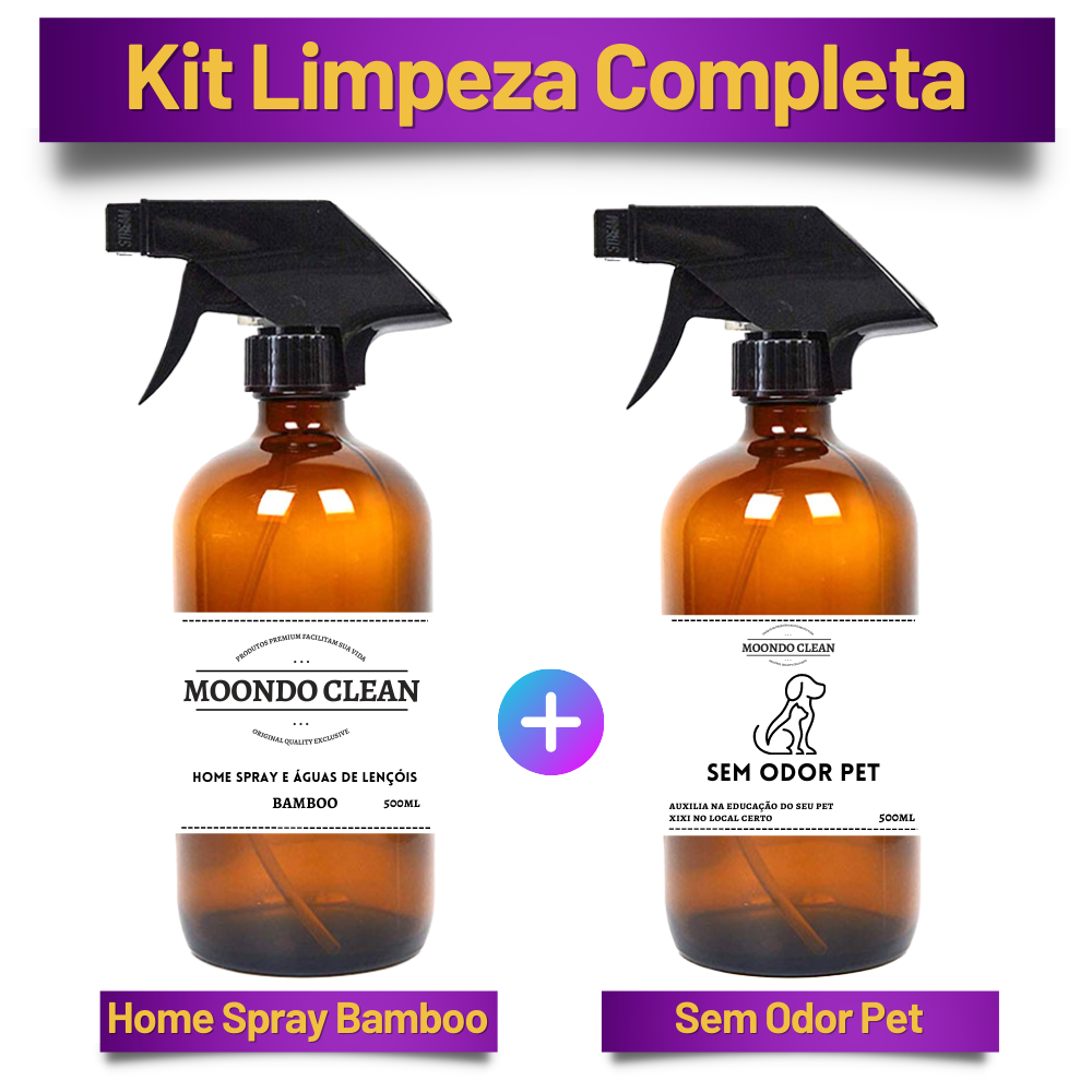 Kit Limpeza Completa Moondo Clean