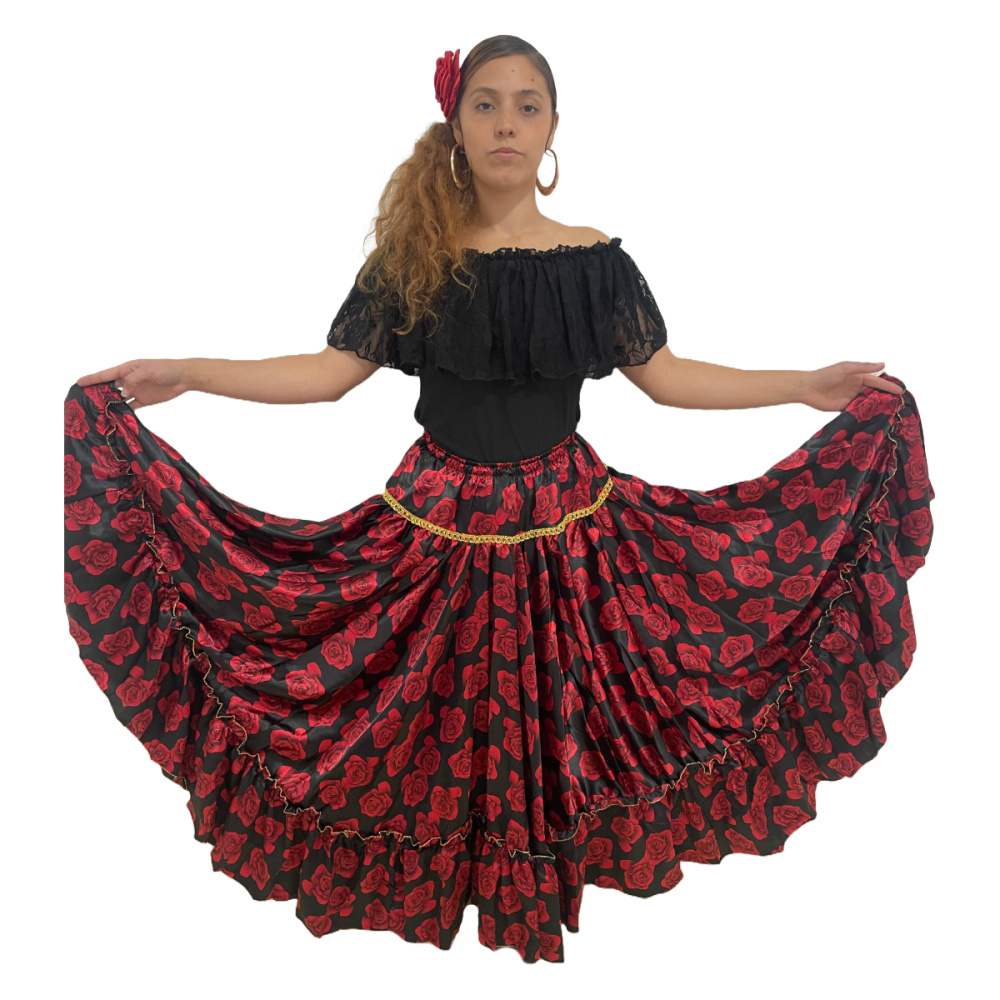 Pomba Saia Cigana Preta Saia De Pomba Gira Em Renda Preta E