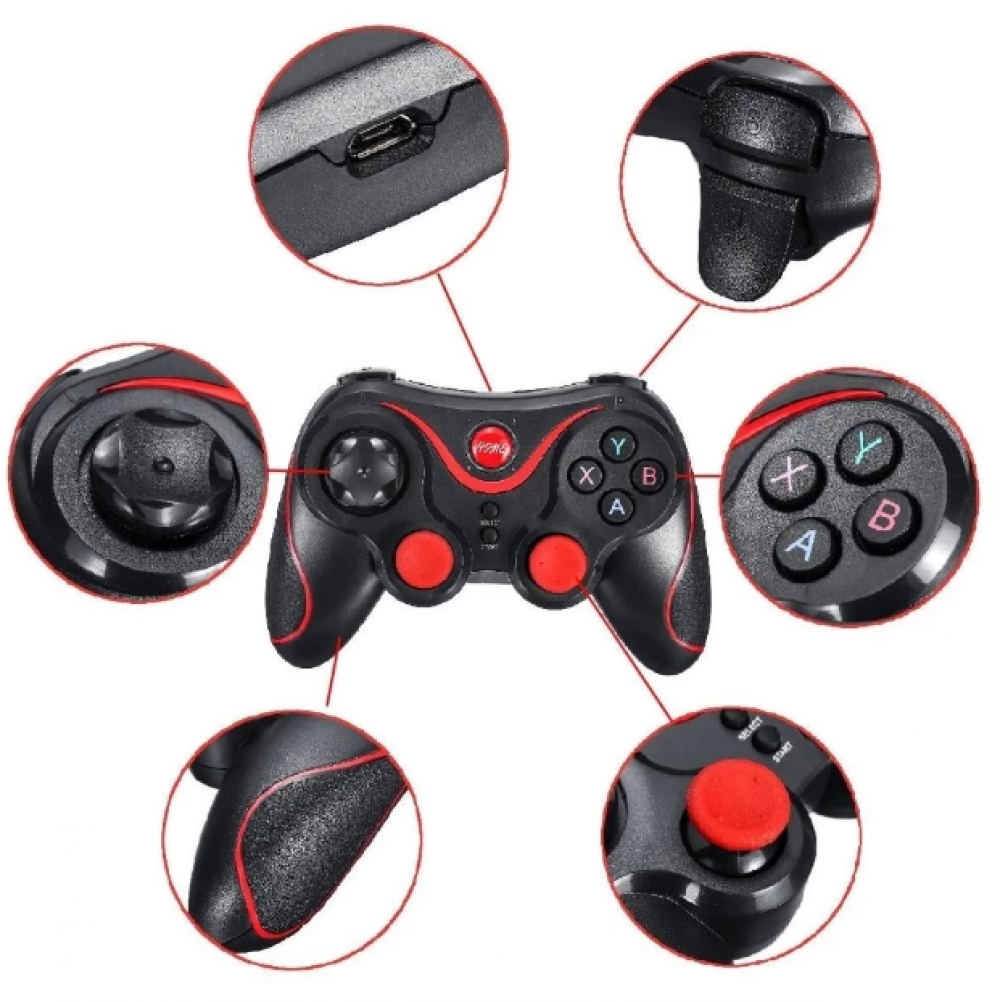 TSINGO Controle sem Fio para Jogos, Joystick para PSP, PC, TV Box