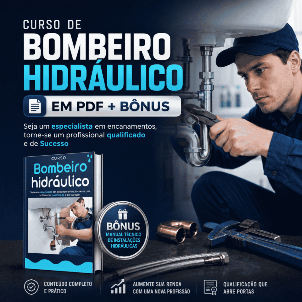 Curso de Encanador Bombeiro Hidráulico - Multiprodutos Digitais ...