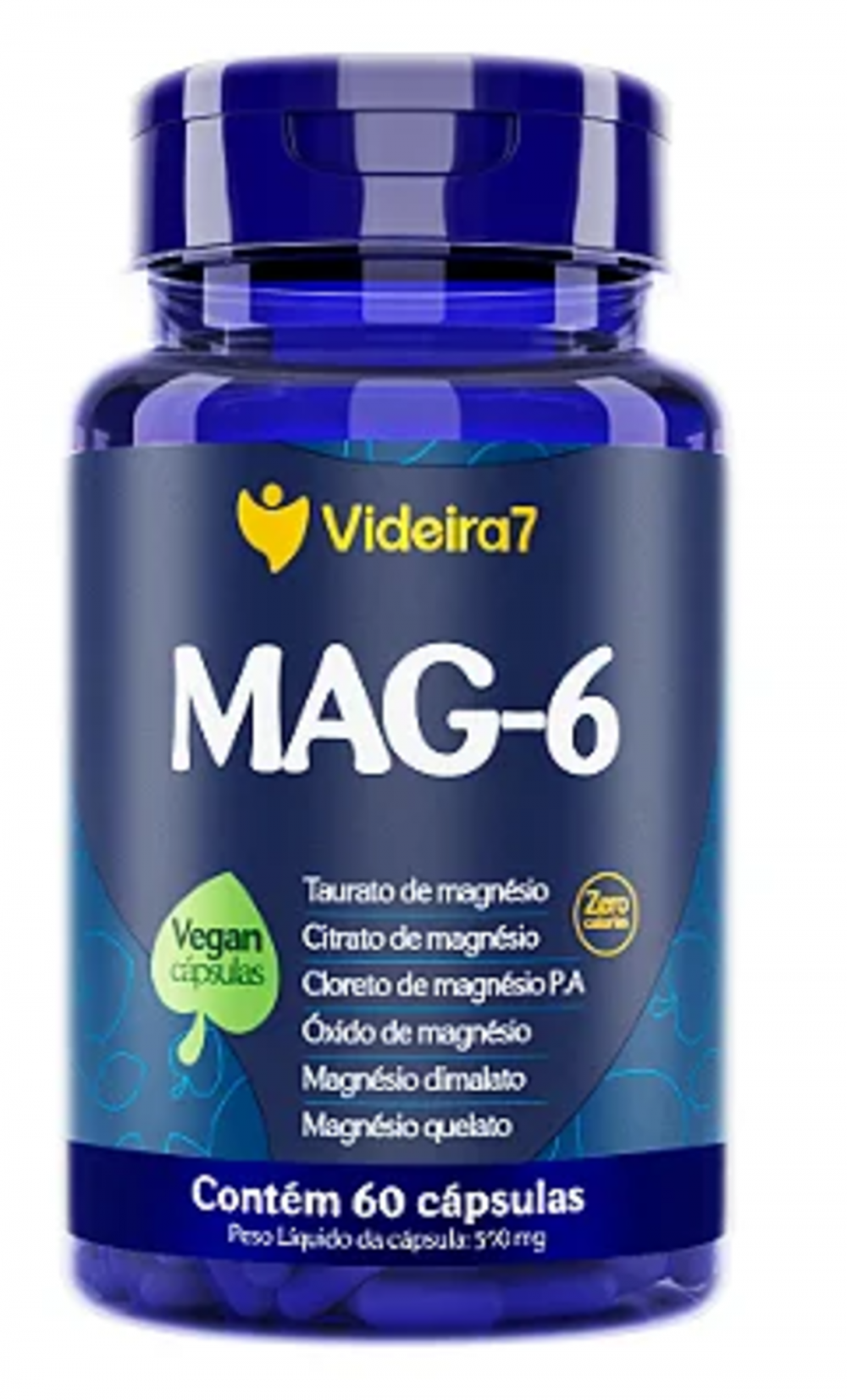 Mag6 60 Caps Videira 7 Multmixx Suplementos 1853