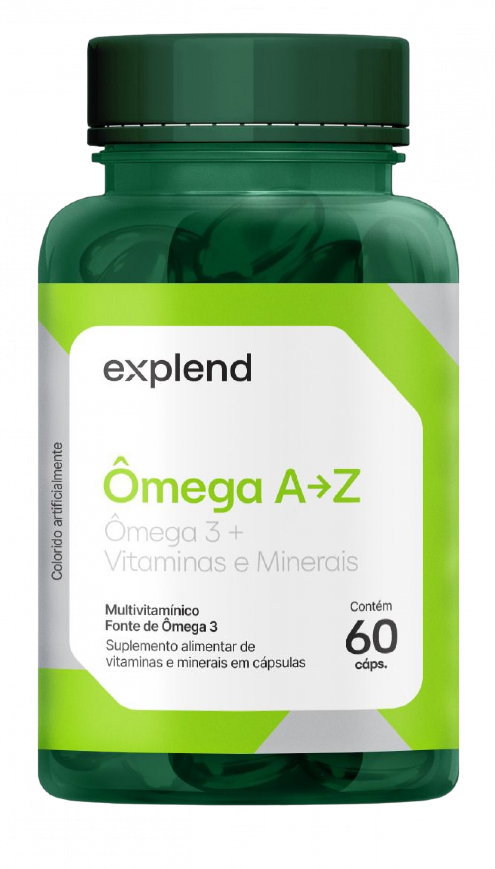 Ômega A Z Vitaminas e Minerais 60 Caps - Explend - Multmixx