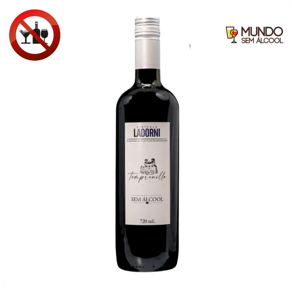 Vinho Tempranillo La Dorni Sem Álcool - Garrafa 720ml - Mundo Sem Álcool