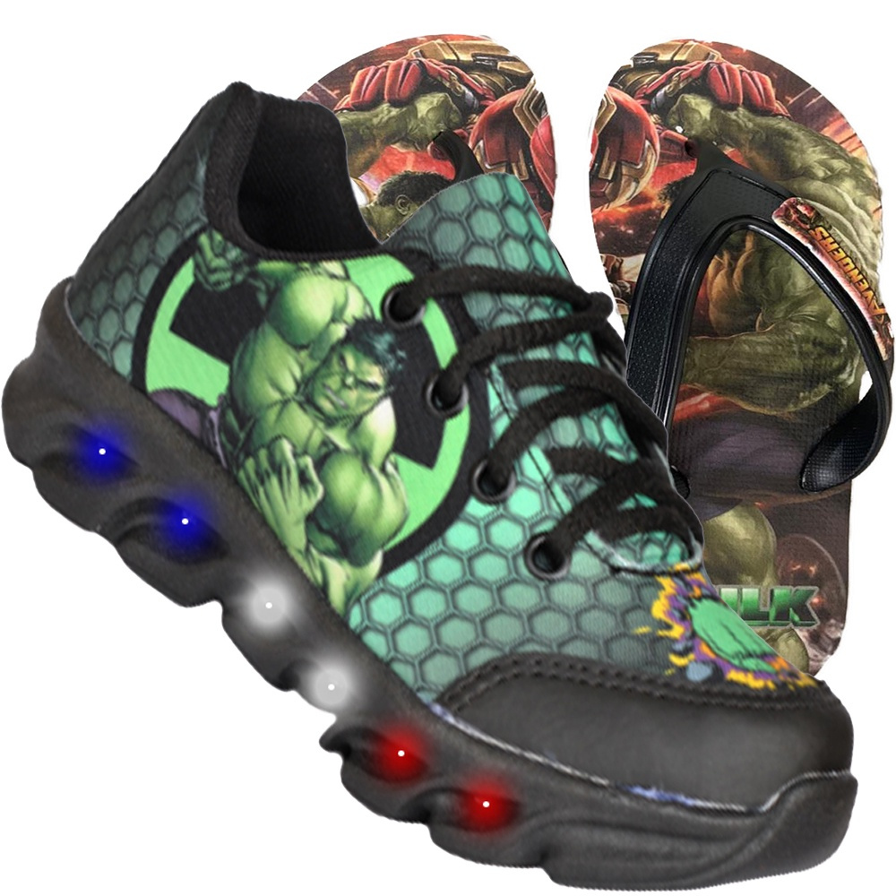 Tenis infantil sale hulk