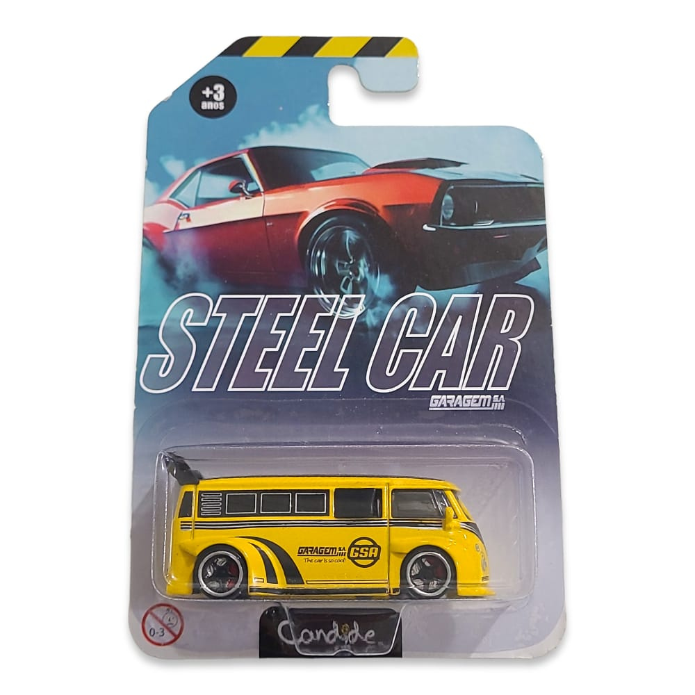 Mini Veículos Diecast Garagem S.A. - Furgão Amarelo - Nark Minis