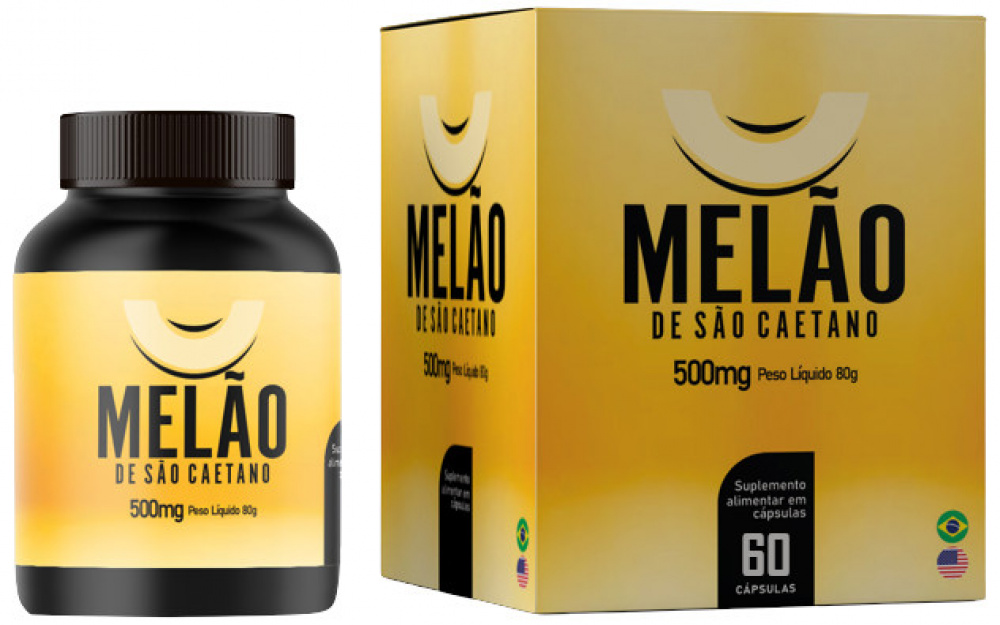 Melão de São Caetano 60 Capsulas Produto 100% Natural - Naturais Aqui