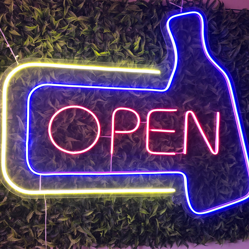 Placa Neon open Neo Neon