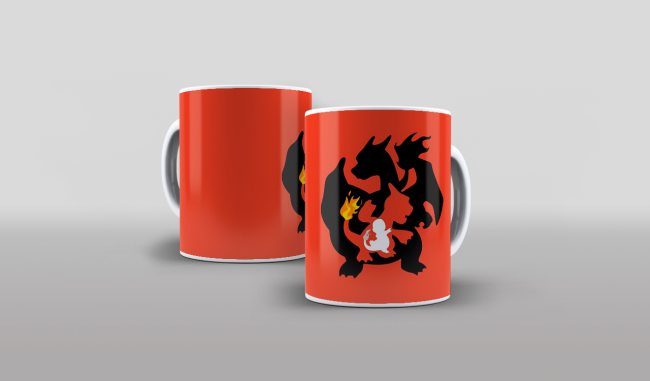 Caneca Pokémon Fire Red