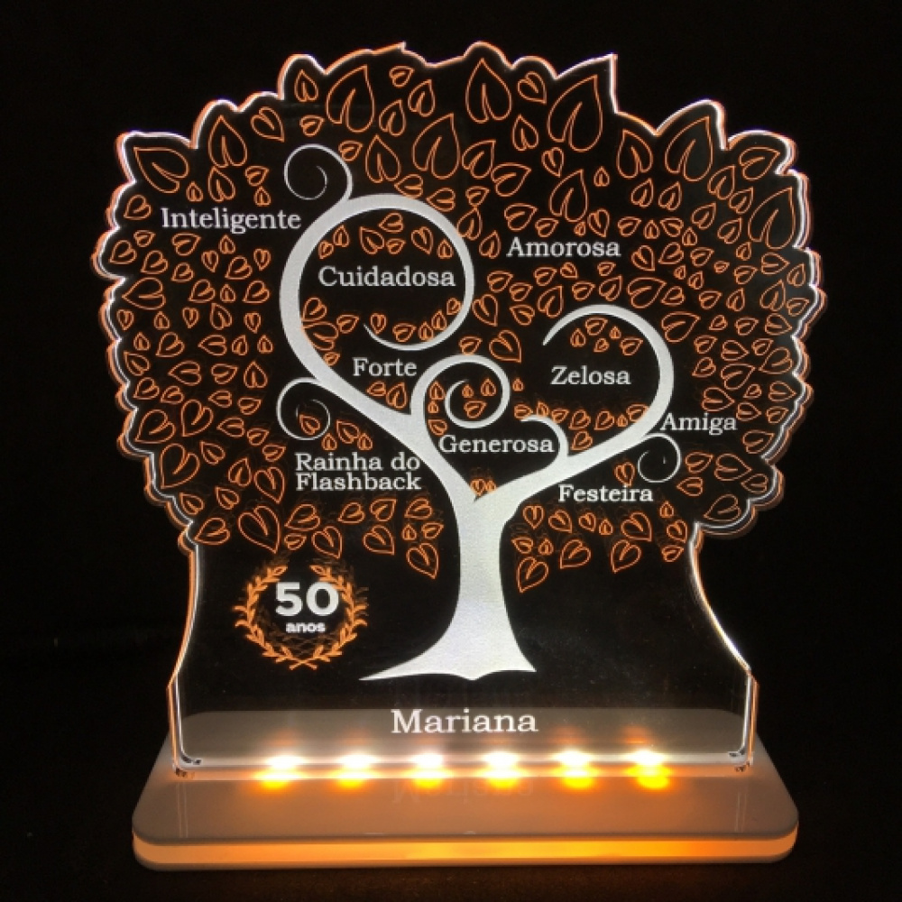 Luminária LED Presente de Aniversário NerdX Oficial Luminárias