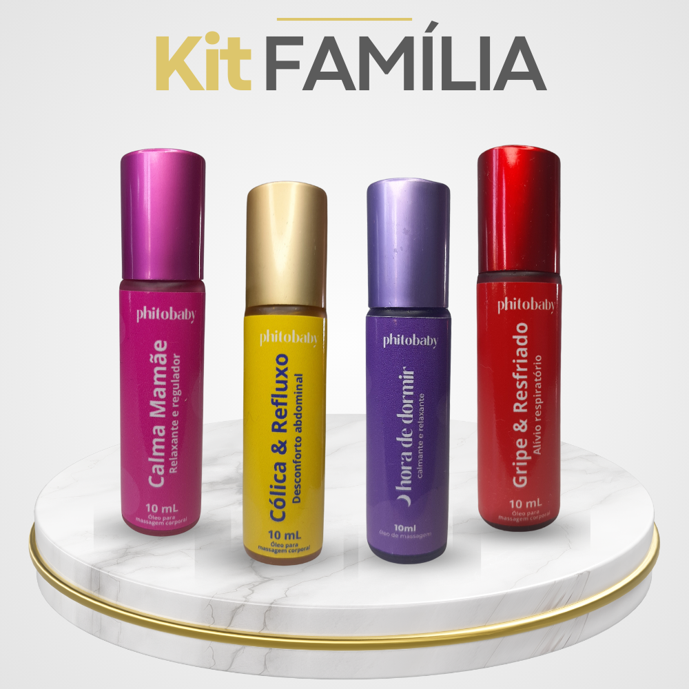 Kit Família | Hora de Dormir - Cólica&Refluxo - Gripe&Resfriado ...